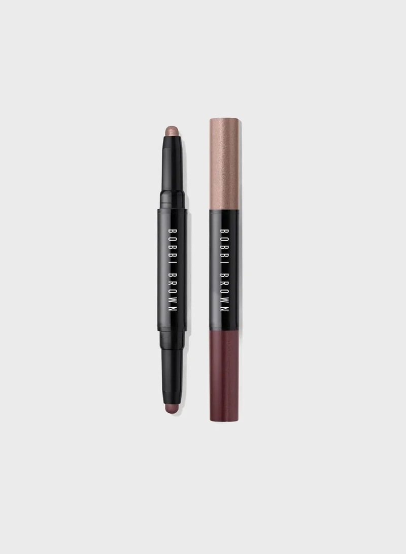 BOBBI BROWN Long-Wear Cream Shadow Stick Duo - Pink Steel / Bark