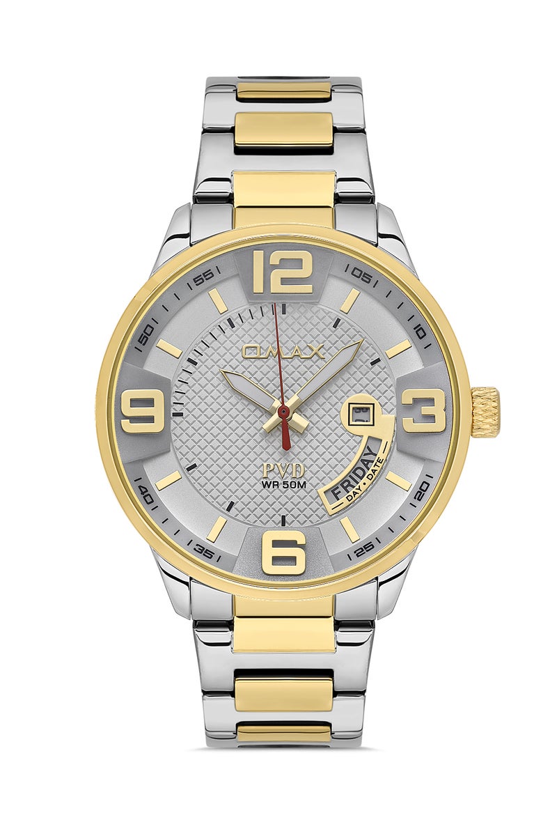 OMAX Men's Wrist-Watch | Analog | Stainless Steel Band | Elegant Design - Image 1