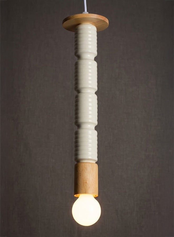 BUY4LESS -  Modern Lighting, Single pendent, Light, Modern pendent, White Color, 37x5 cm, Suitable for bedroom and living room, Bedside light - Image 3