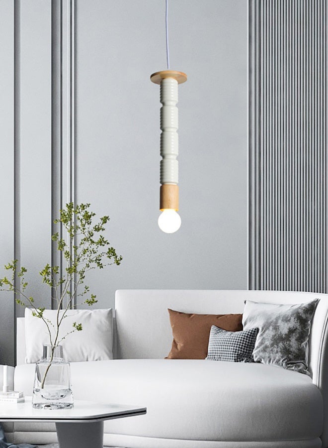 BUY4LESS -  Modern Lighting, Single pendent, Light, Modern pendent, White Color, 37x5 cm, Suitable for bedroom and living room, Bedside light - Image 2