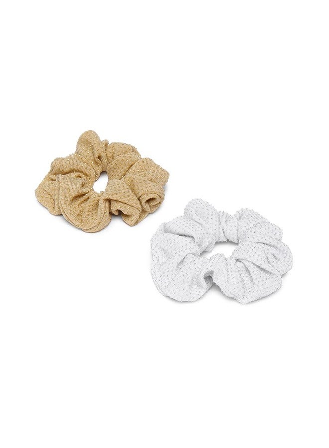 Accessher 6 Pcs Hair Band For Women Scrunchies Satin Silk Hair Accessories Rubbers Bands For Women Stylish Hair Rubber Bands Hair Ties Scrunchies - Image 1