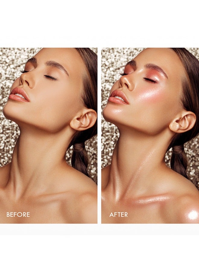 pudaier Highlight Face & Eyes & Lips- Multipurpose Cream,Shine Like a Diamond, Smooth Silky Blush Colors Long Lasting Cheek Liquid Blush #10 - Image 4