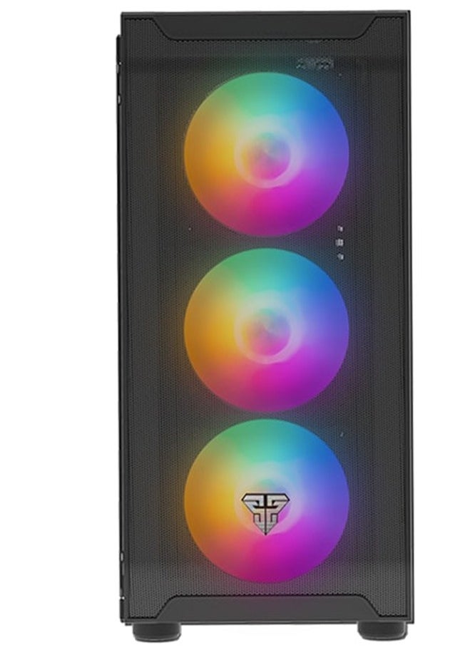FANTECH - AERO CG80 Black Edition RGB Middle Tower Case - Image 1