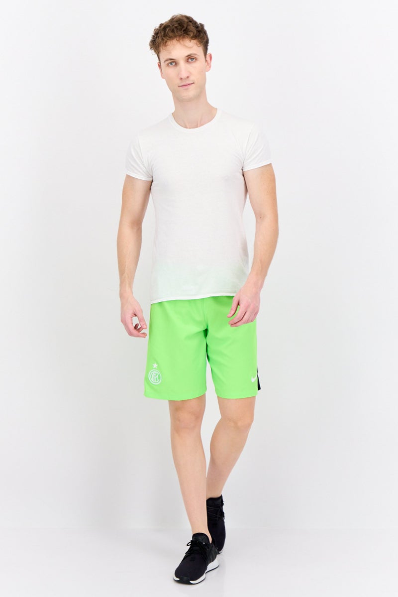 Nike شورتات كرة القدم الرياضية للرجال، لون ليموني - Image 4