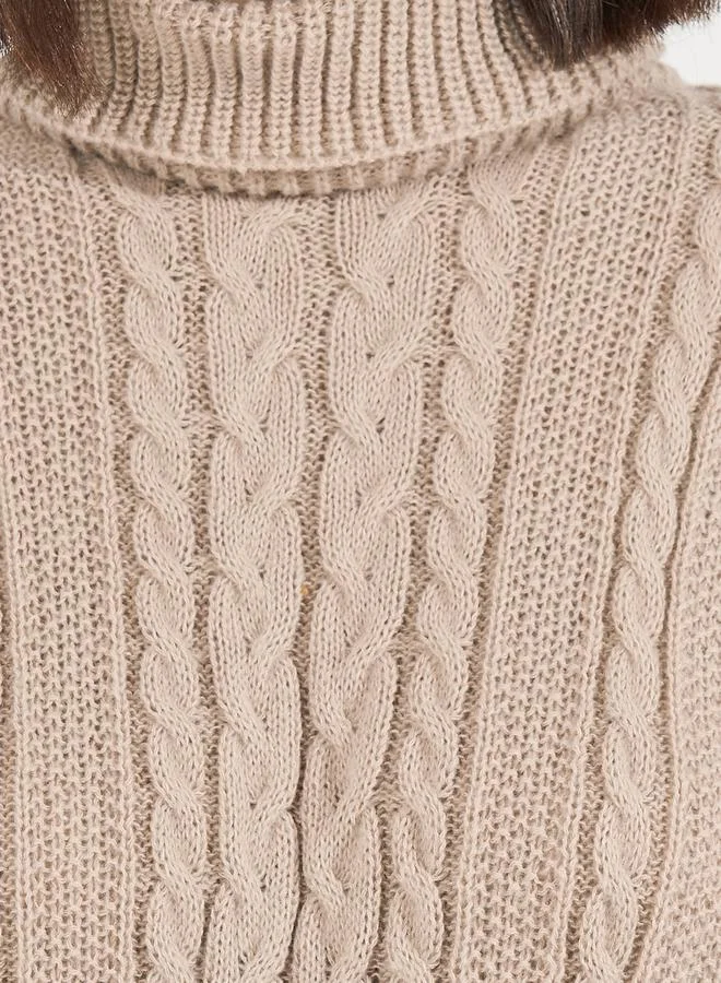 Styli Cable Knit Dress