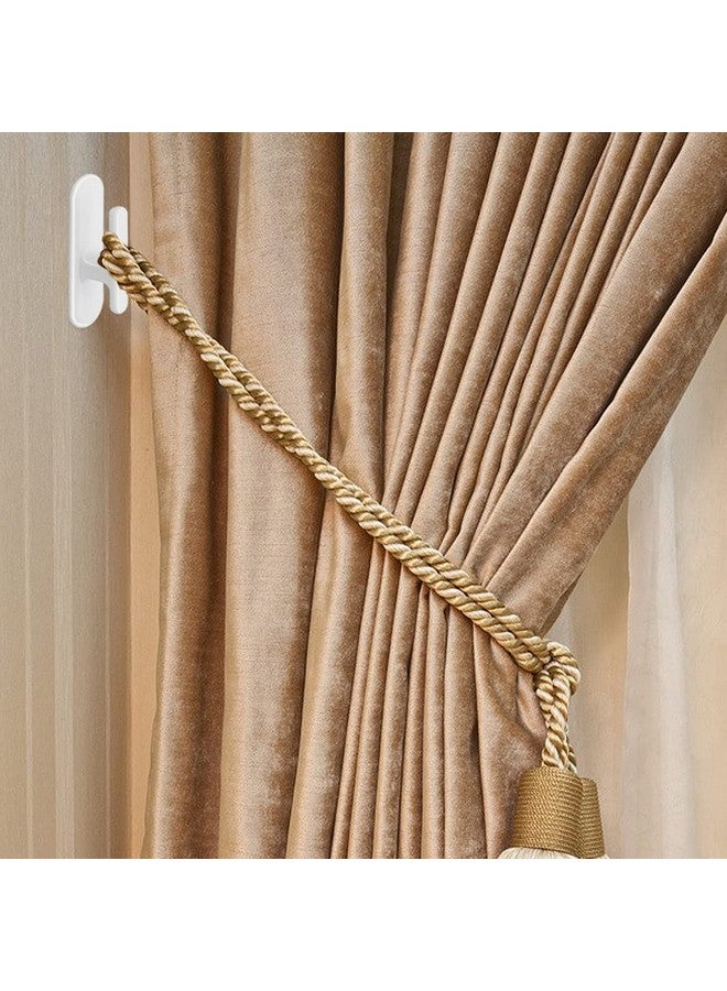 Grevosea Grevosea 8 Pieces Blind Cord Winding Safety Blind Cord Hooks Blind Cord Holder Adhesive Wall Hook Wrap Cleats Baby Proofing for Home Office Window Blinds Curtains Sun Shades Ropes White - Image 3