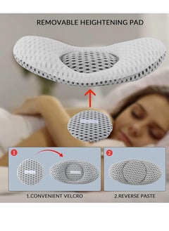 Generic Lumbar  Support Pillow Relieves Lower Back Pain Lumbar Support Pillow for Office Pain Relief and Sciatic Nerve Pain Pregnancy Pillows Waist Support for Side Sleepers  - Image 1