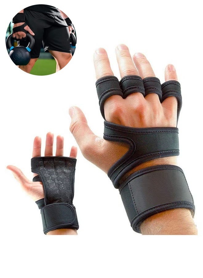 FPC Leather Cross Training Wristband Gloves Size M  - Image 1