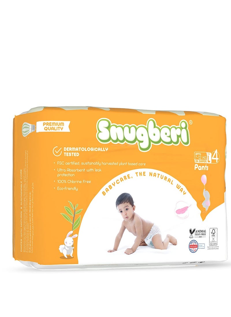 Diaper Pants Size 4 Large 24's Twin Value Pack