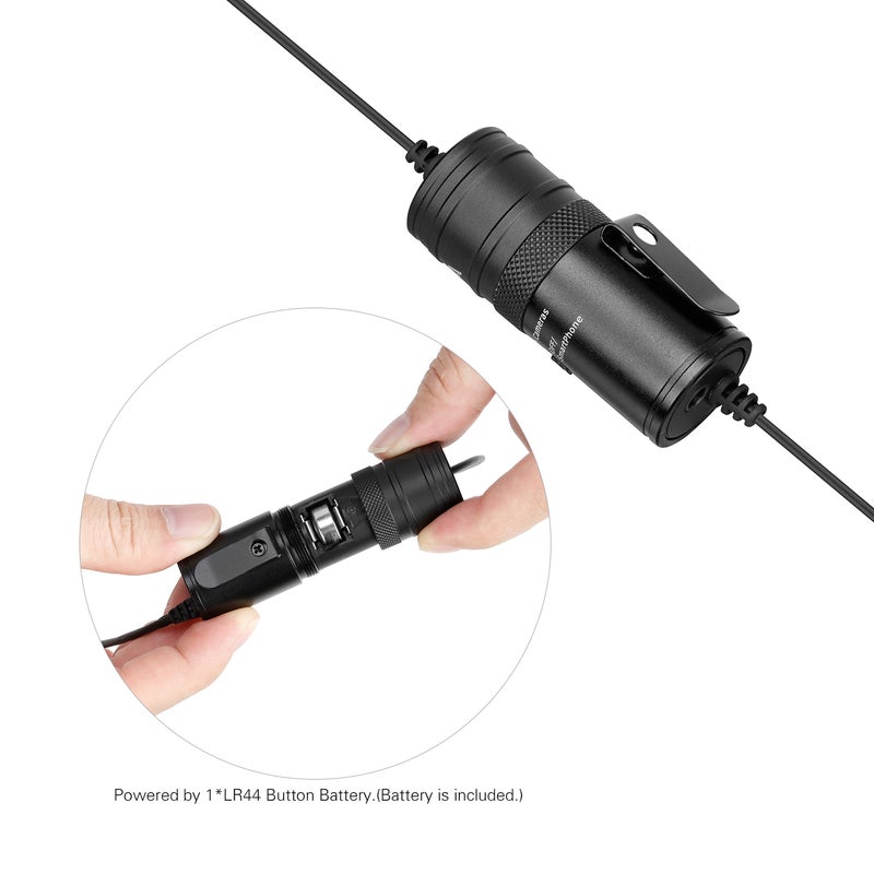 BOYA BY-M1 Pro Omni-Directional Lavalier Microphone Single Head Clip-on Condenser Mic for Smartphone DSLR Camcorder Audio Recorder PC Recording Device - Image 2