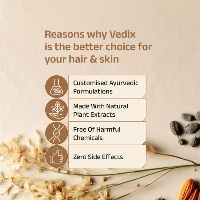 Vedix Vikleda Deep Conditioning Shampoo For Dry Hair | Ayurvedic Shampoo for Men & Women | Combo Pack | 200 ml*2 - Image 4