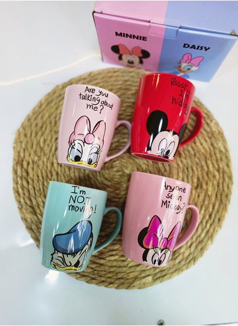 Generic Porcelain Mugs Set Of 4 (Disney)  - Image 3