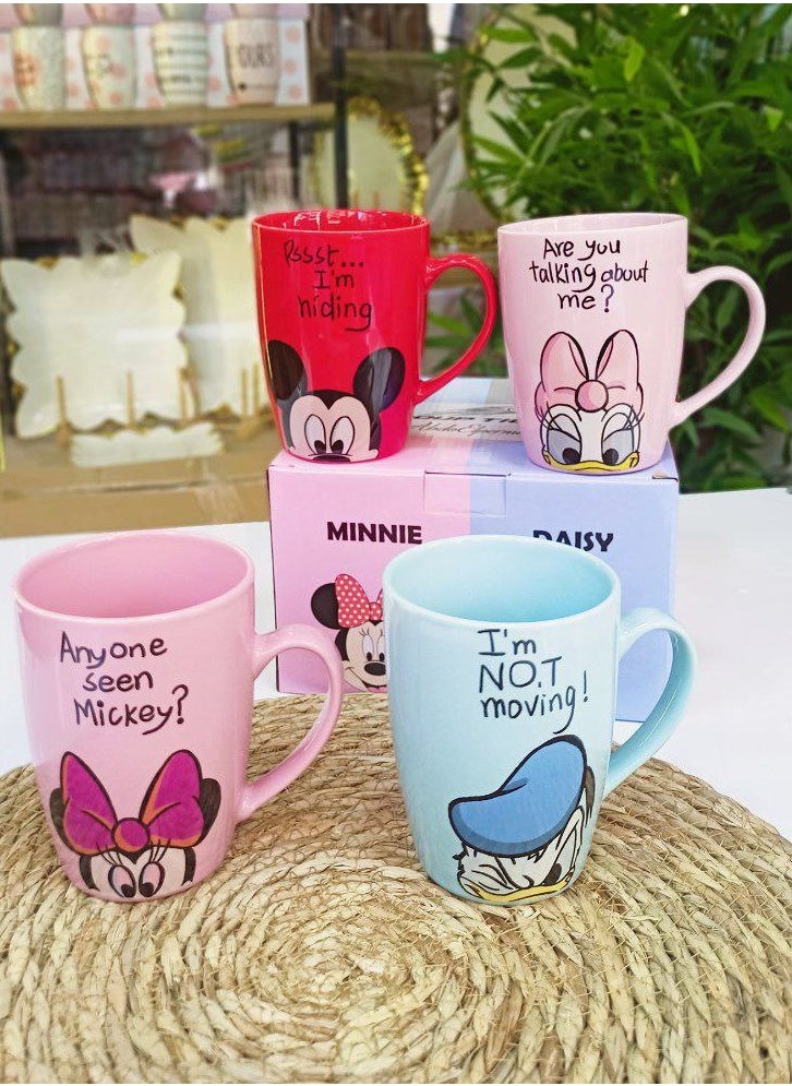 Generic Porcelain Mugs Set Of 4 (Disney)  - Image 2