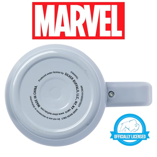 Silver Buffalo Marvel Spider-Man Featuring Spider-Gwen and Miles Morales Double Walled Stainless Steel Tumbler with Handle and Straw, Fits in Standard Cup Holder, 40 Ounces - Image 4