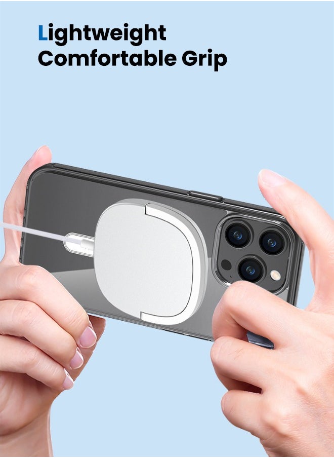 iPhone 16 Pro Max Case, Compatible with Magsafe, Anti-Scratch & Drop Slim Crystal Clear Hard Magnetic Case for iPhone 16 Pro Max 6.9inch, Clear