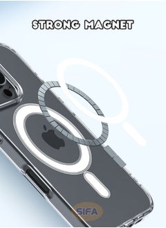 Generic iPhone 16 Pro Max Case, Crystal Clear iPhone 16 Pro Max Case Compatible with Magsafe, Soft Silicone Edge + PC Hard Back Panel, Slim Anti Drop Back Cover for Apple iphone 16 Pro Max (Clear)  - Image 4