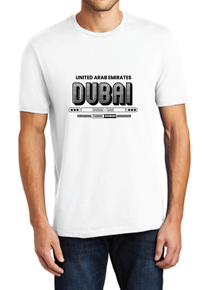 برينت شوب فور مي تي شيرت رجالي  للبالغين - رقبة دائرية وأكمام قصيرة - تي شيرت قطن للرجال - تي شيرت مطبوع - مثالي لتذكار دبي - Image 1