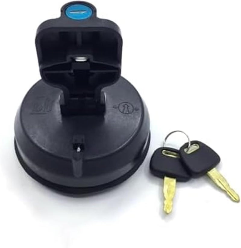 QASULER Anti-Theft Fuel Tank Cap for ZAX Excavators - Image 2