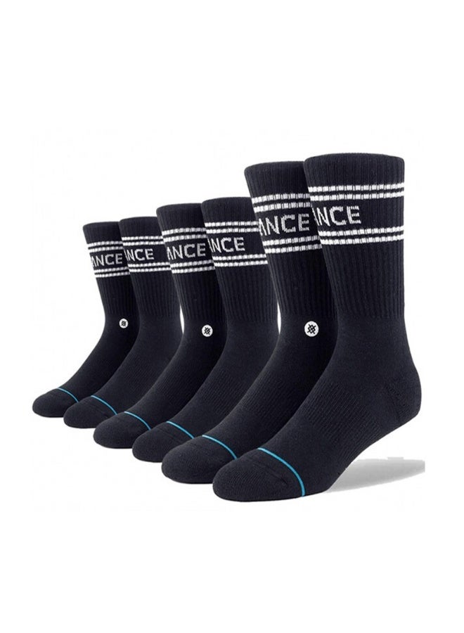 Stance Socks Basic 3 Pack Crew Black - Image 2
