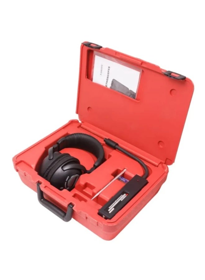 Engine mechanic`s engine diagnostic tool, including headphones and a listening device 3pcs, in a case