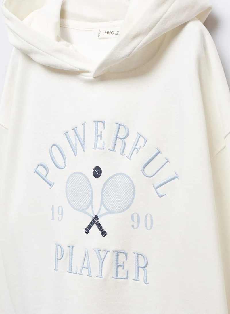 MANGO Kids Graphic Hoodie