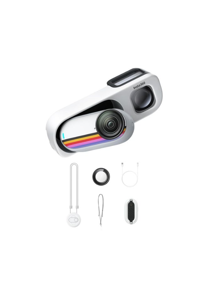 Insta360 GO 3S Retro Bundle Special Edition 128GB - (Canvas White) - Image 1