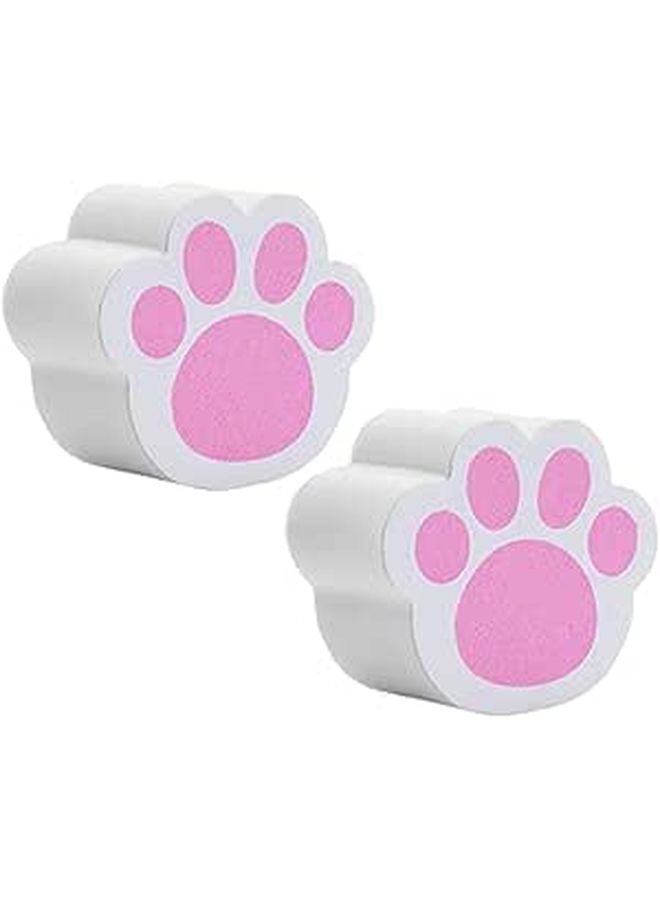 Cartoon Cat Claw Scrubber Sponge Dual Sided For Bathroom Mirror Window And Faucet Cleaning - Image 1