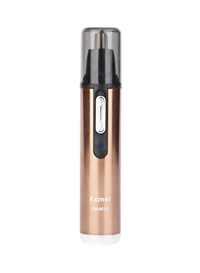 NIBEMINENT Nose Hair Trimmer KM - 6619 Gold - Image 1