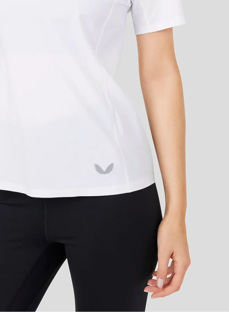 CASTORE Women'S White Metatek Training Tee