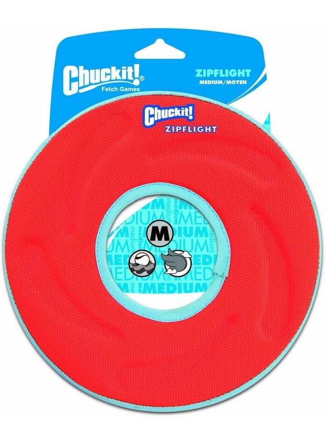 تشاكيت! (عبوة من 4 قطع) لعبة حلقة طيران برمائية للكلاب من Chuckit Zipflight، متوسطة الحجم - Image 2