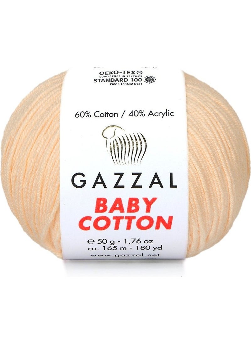 Gazzal Baby Cotton 3469 Dark Skin 50 Gr. 