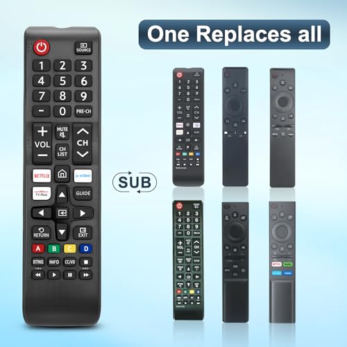 ENJOYLink 【Pack of 2】 Universal for Samsung-TV-Remote-Control Replacement,Compatible with All Samsung Smart Frame QLED LED 7 Series TVs - Image 2