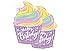 Artisan Owl Set of 2 Happy Birthday Pastel Cupcake 27 Foil Party Balloons - Image 2