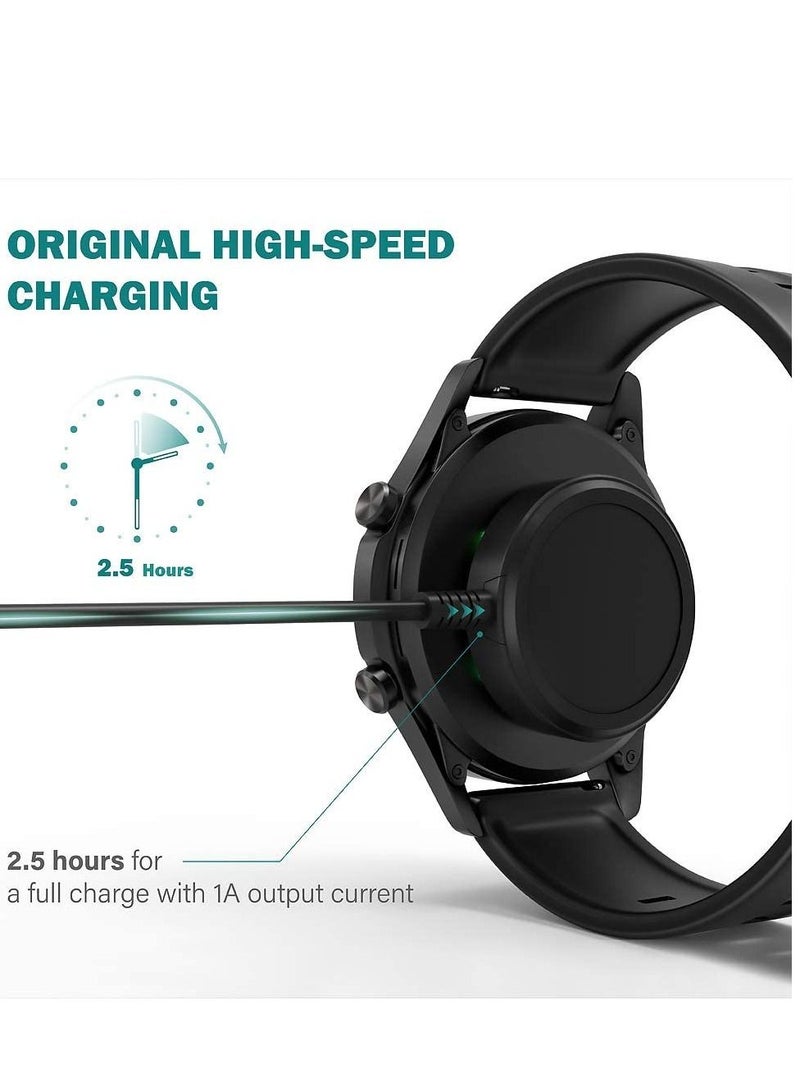 Charger Compatible with Huawei Watch GT, GT2, GT 2e, Honor Watch Magic, Magic 2, Honor Watch GS Pro 100cm USB Charging Cable for Honor Watch Dream - Smart Watch Accessories