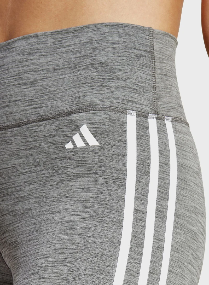 Adidas Train Essentials 3-Stripes High-Waisted 7/8 Leggings