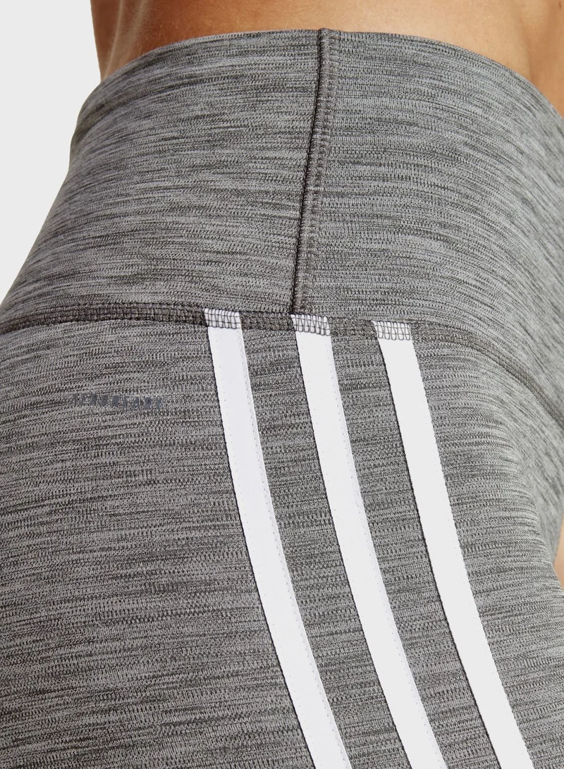 Adidas Train Essentials 3-Stripes High-Waisted 7/8 Leggings