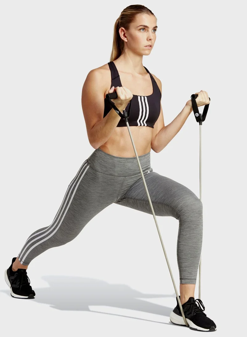 Adidas Train Essentials 3-Stripes High-Waisted 7/8 Leggings