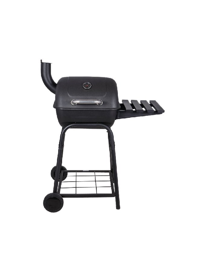 غريل مارك شواية تحميص أسطوانية متينة وقوية مزودة بعجلات أسود 55.88 × 17.52 × 19 سم 8997861