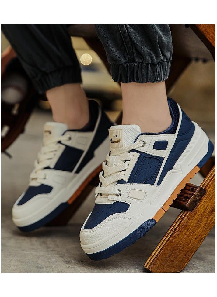 KUYING Niche design trendy shoes versatile trendy brand retro leather casual sports board shoes  - Image 4