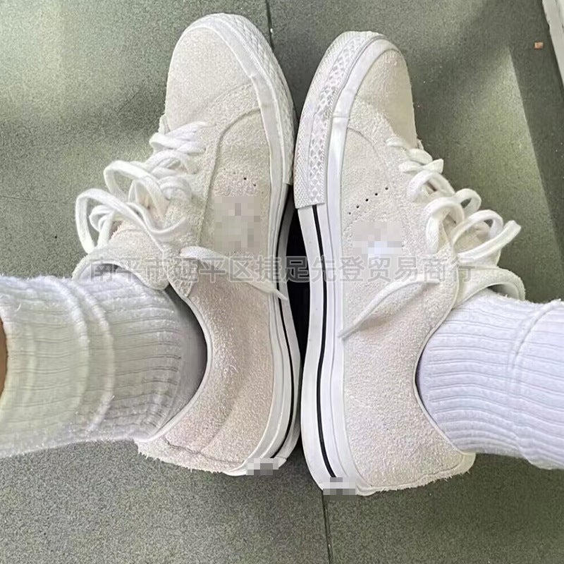 Putian Spot Fenghuo Kimura Black and White Suede Low-Top Canvas Shoes Skateboard Shoes Men and Women Sneakers Size Wholesale - Image 4