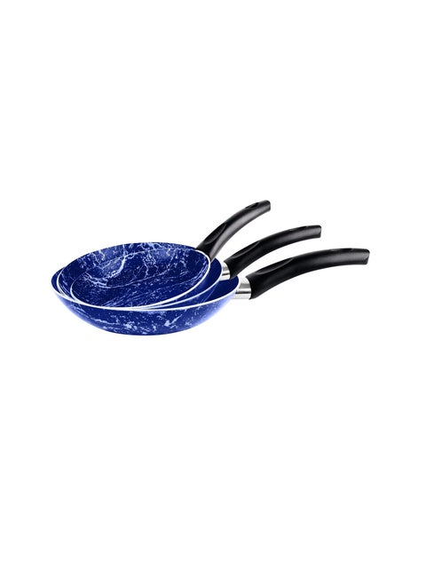 Tefal Marble Frying Pan Set, 3 s, Deep Frying Pan 26 + Frying Pan 18-22 6221999604657