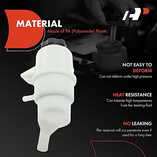 A-Premium Power Steering Reservoir/Tank with Cap Compatible with Jeep Wrangler 2008-2019, Wrangler JK 2018 - Image 2