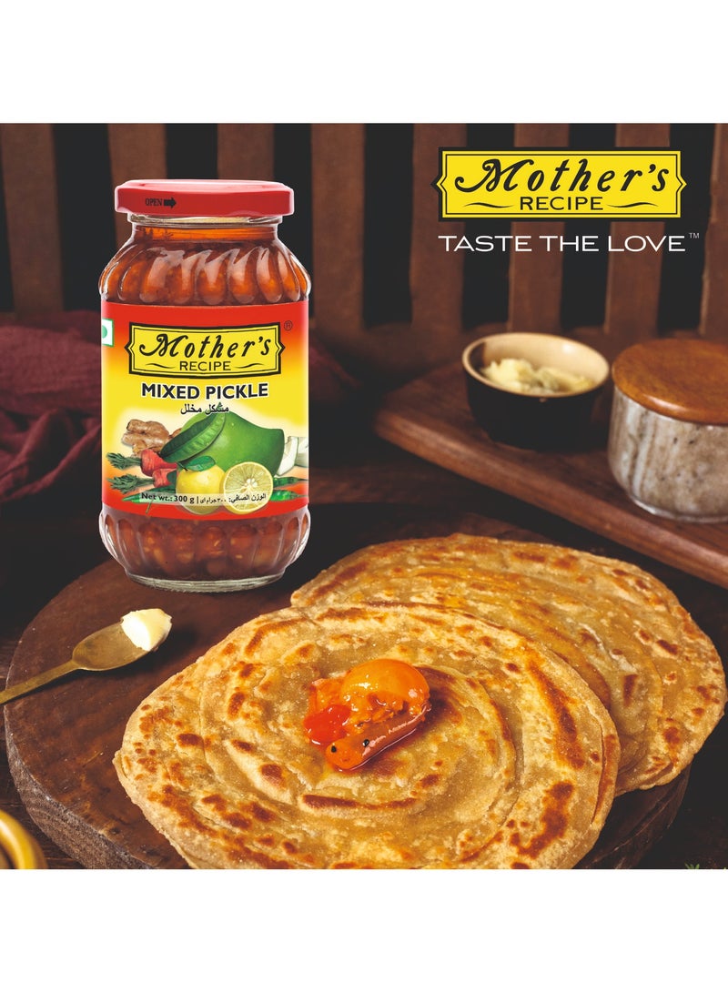 Mothers Recipe Mixed Pickle South Indian Style 300g - Image 3