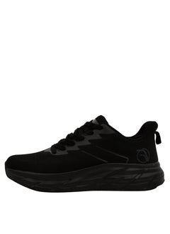 Mens Black Lace Running Shoes