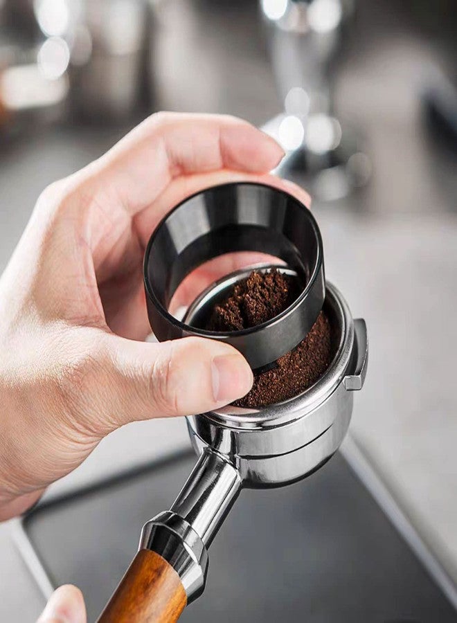 Flylin 58mm Dosing Funnel, Aluminum Coffee Dosing Ring Espresso Portafilter Funnel with Magnetic Replacement for Home Cafe Barista (58mm, Black) - Image 5
