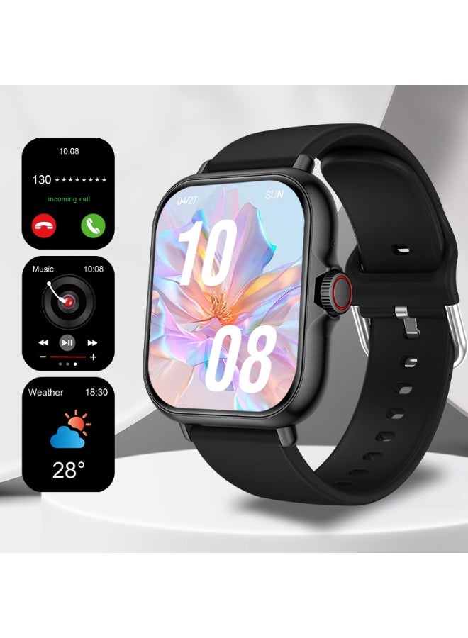 Trytoo Unisex Smart Watch with Bluetooth Calling, 2.0” HD IPS Screen, Activity & Health Tracking, Waterproof Smartwatch - Image 3