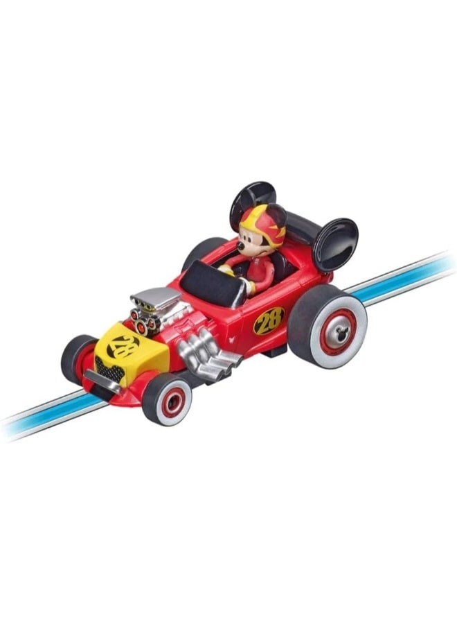 Carrera FIRST Mickey On Tour Slot Car Racing Set (2.4m) I Battery-Operated I 1:43 Scale I For Ages 3+ - Image 3