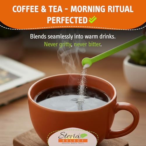 Stevia Select Organic Stevia Powder 1.25oz - Sugar Free Plant Based Pure Stevia Sweetener Stevia Extract Keto Sugar Substitute No Additives Zero Calorie - Image 5