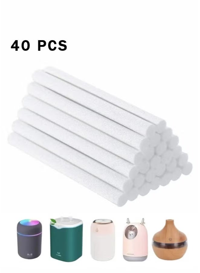 Humidifier Filter Sponge Sticks Diameter Set of 40 Sticks, Universal Sponge Sticks for Air Humidification with Usb-Powered Ultrasonic Humidifier 4 Inch  - Image 1