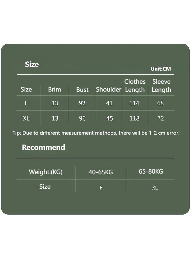 Fashionable And Minimalist Women's Sun Protection Clothing, UPF 50+ Long Sleeved Sun Protection Hooded Dress - Image 3